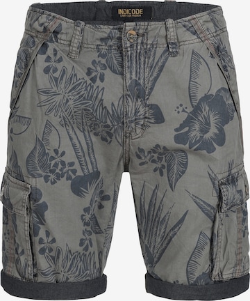 INDICODE JEANS Regular Shorts 'Albert' in Grau: predná strana