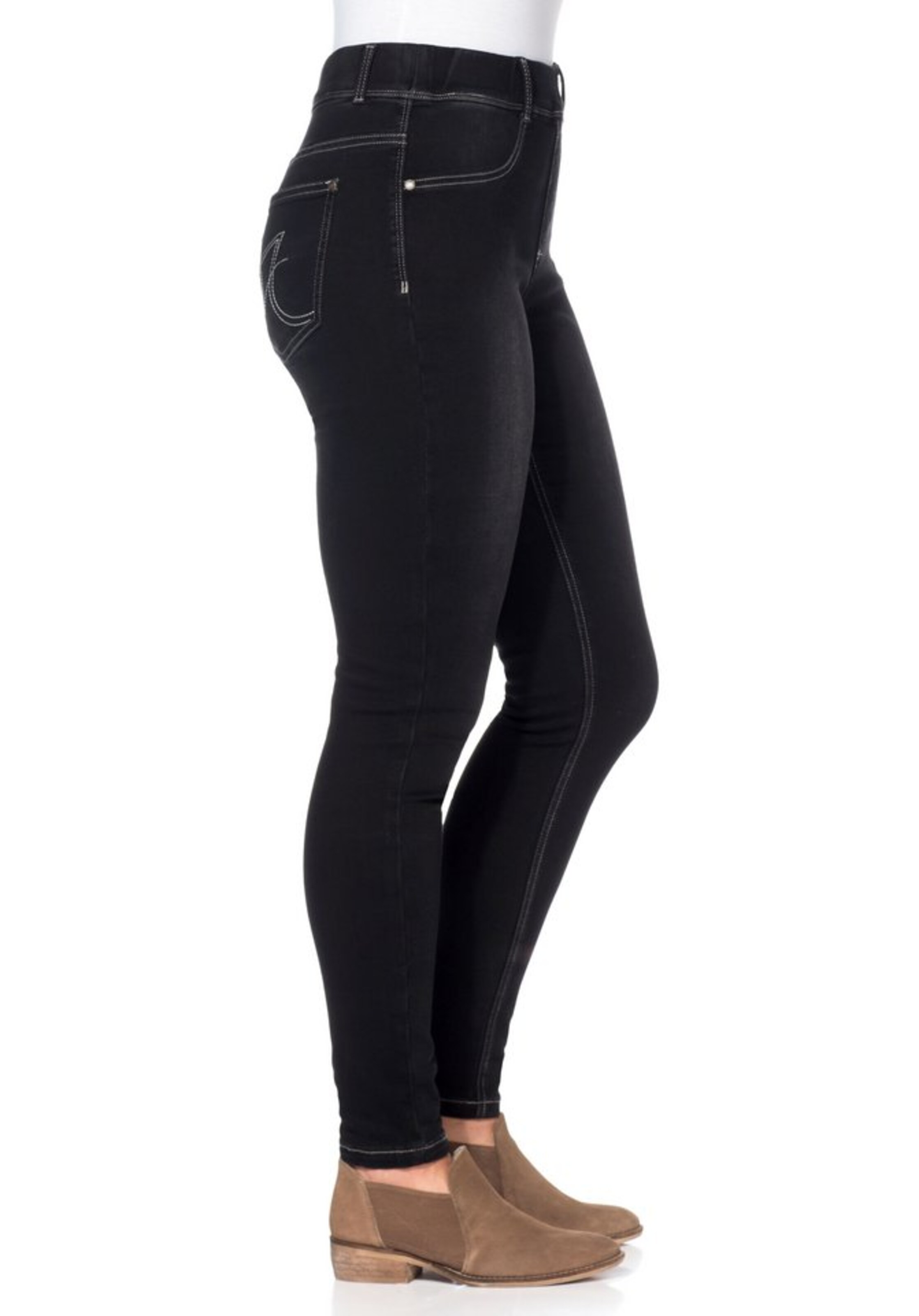 Skinny Jeggings SHEEGO en noir