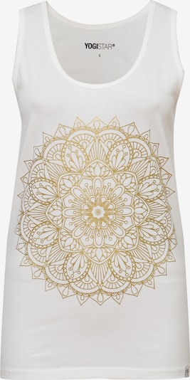 YOGISTAR.COM Sports Top 'Mandala' in Gold / White, Item view