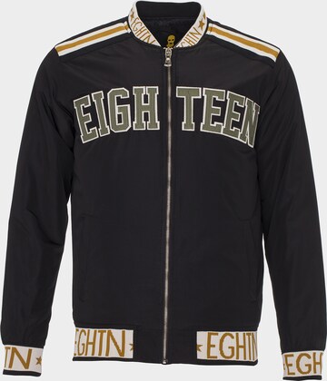 PLUS EIGHTEEN Between-Season Jacket in Black: front