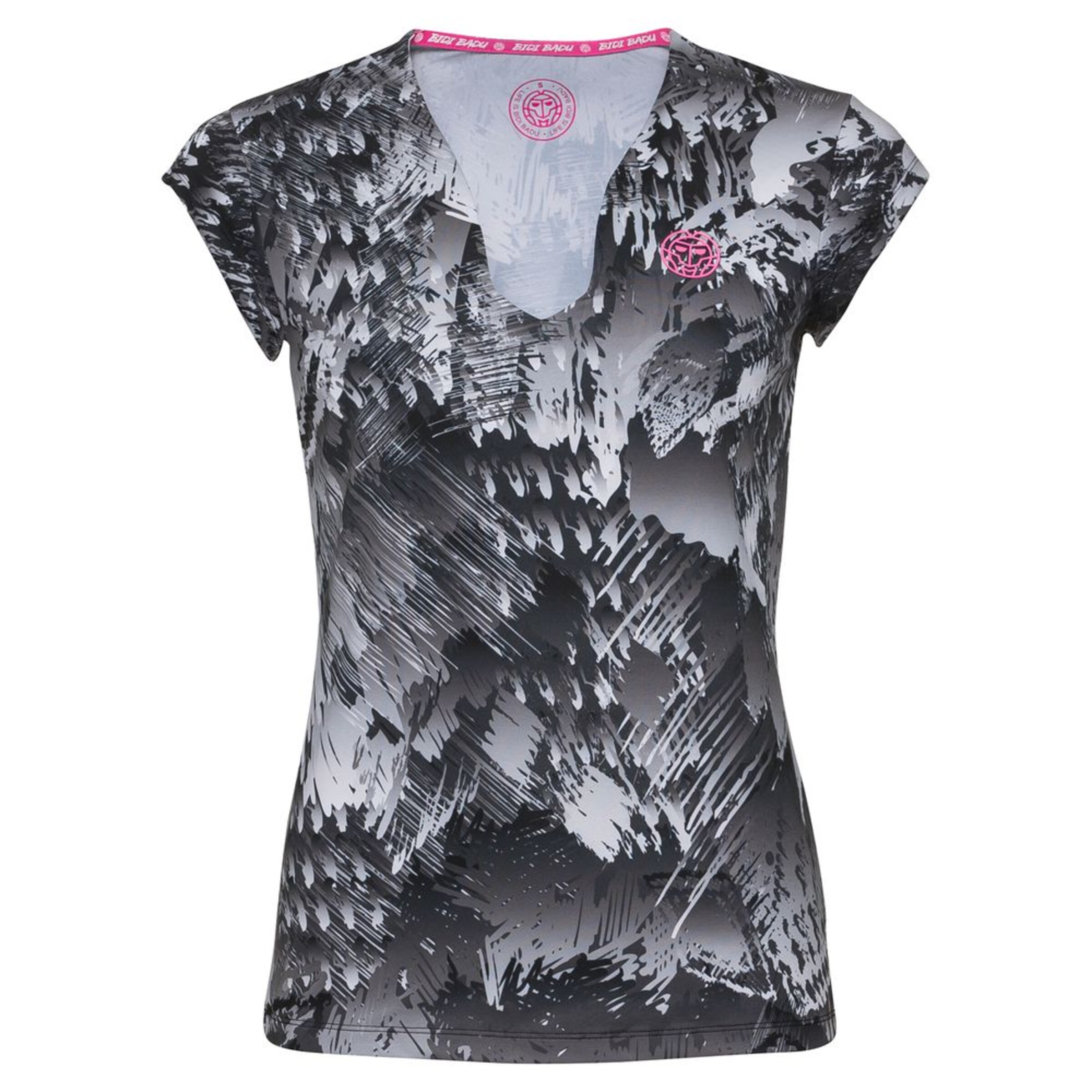 BIDI BADU - T-Shirt 'Bella 2.0 Tech' in hellgrau