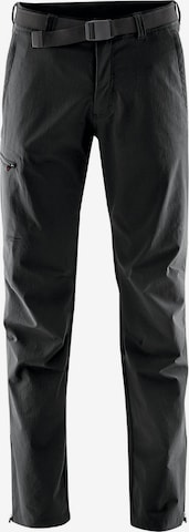 Maier Sports Outdoor Pants 'Torid' in Black: front