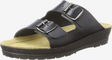 ROHDE Mules 'Neustadt' in Black: front
