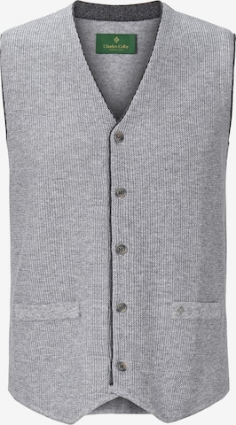 Charles Colby Vest 'Kevan' in Grey: front