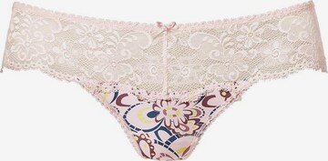 NUANCE Thong in Pink: front