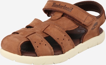 TIMBERLAND Åpne sko i brun: forside