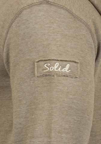 !Solid - Sweatshirt 'TripStrip' em bege