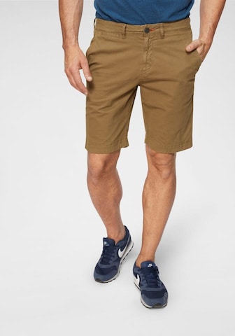 Superdry Regular Chino 'International' in Groen: voorkant