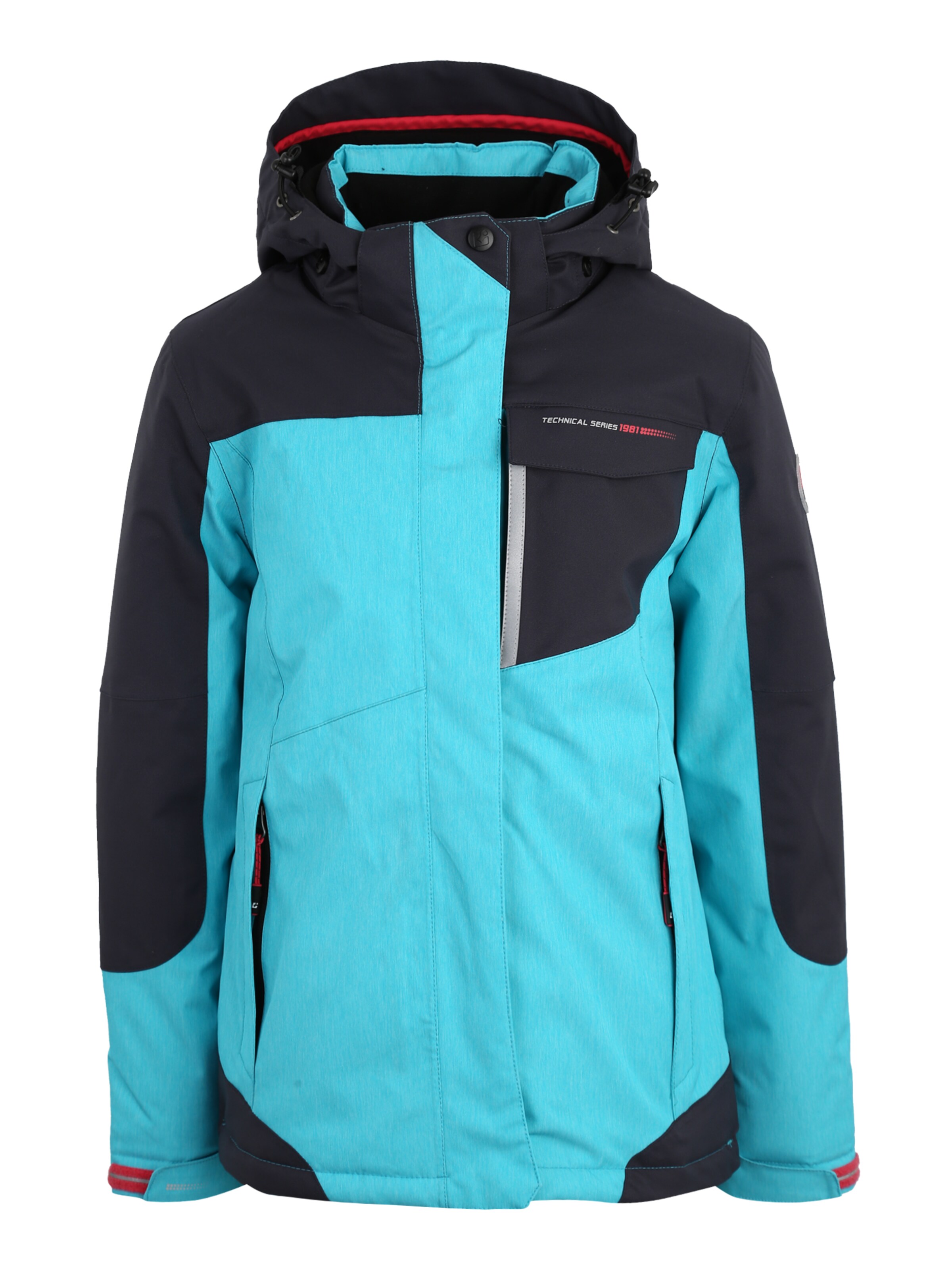 KILLTEC - Outdoorjas 'Nailah' in de kleur Kobaltblauw