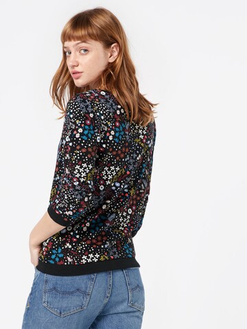 juoda TOM TAILOR DENIM Megztinis be užsegimo