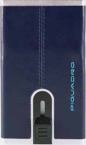 Piquadro Case 'Blue Square' in Blue: front