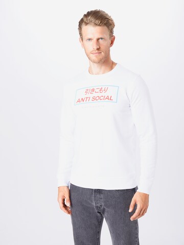 EINSTEIN & NEWTON Regular fit Sweatshirt i vit: framsida