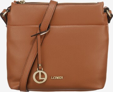 L.CREDI Crossbody Bag 'Eda' in Brown: front