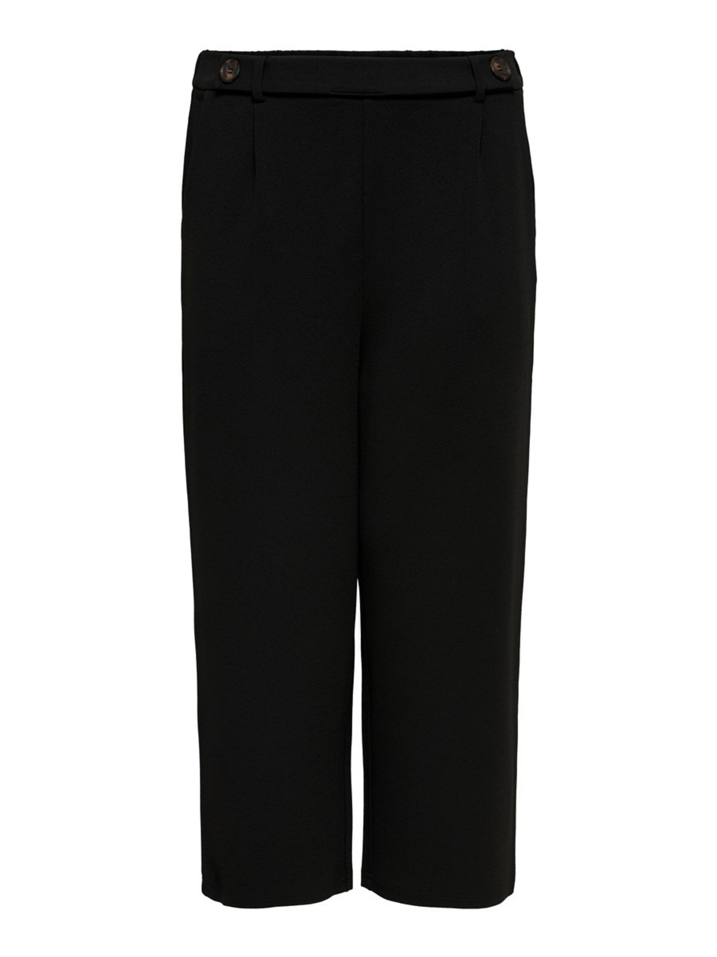 ONLY Carmakoma - Broek 'CARBETTY CROPPED WIDE PANT' in de kleur Zwart