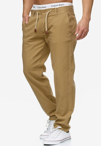 Regular Pantalon 'Veneto' INDICODE JEANS en beige