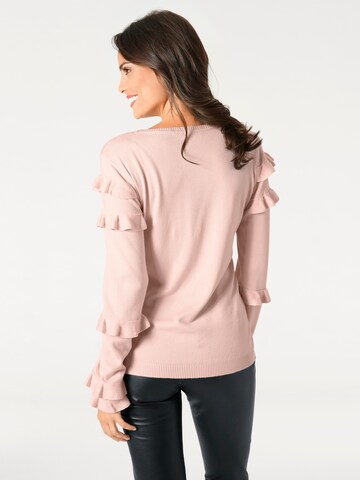 heine Sweter w kolorze różowy: tył