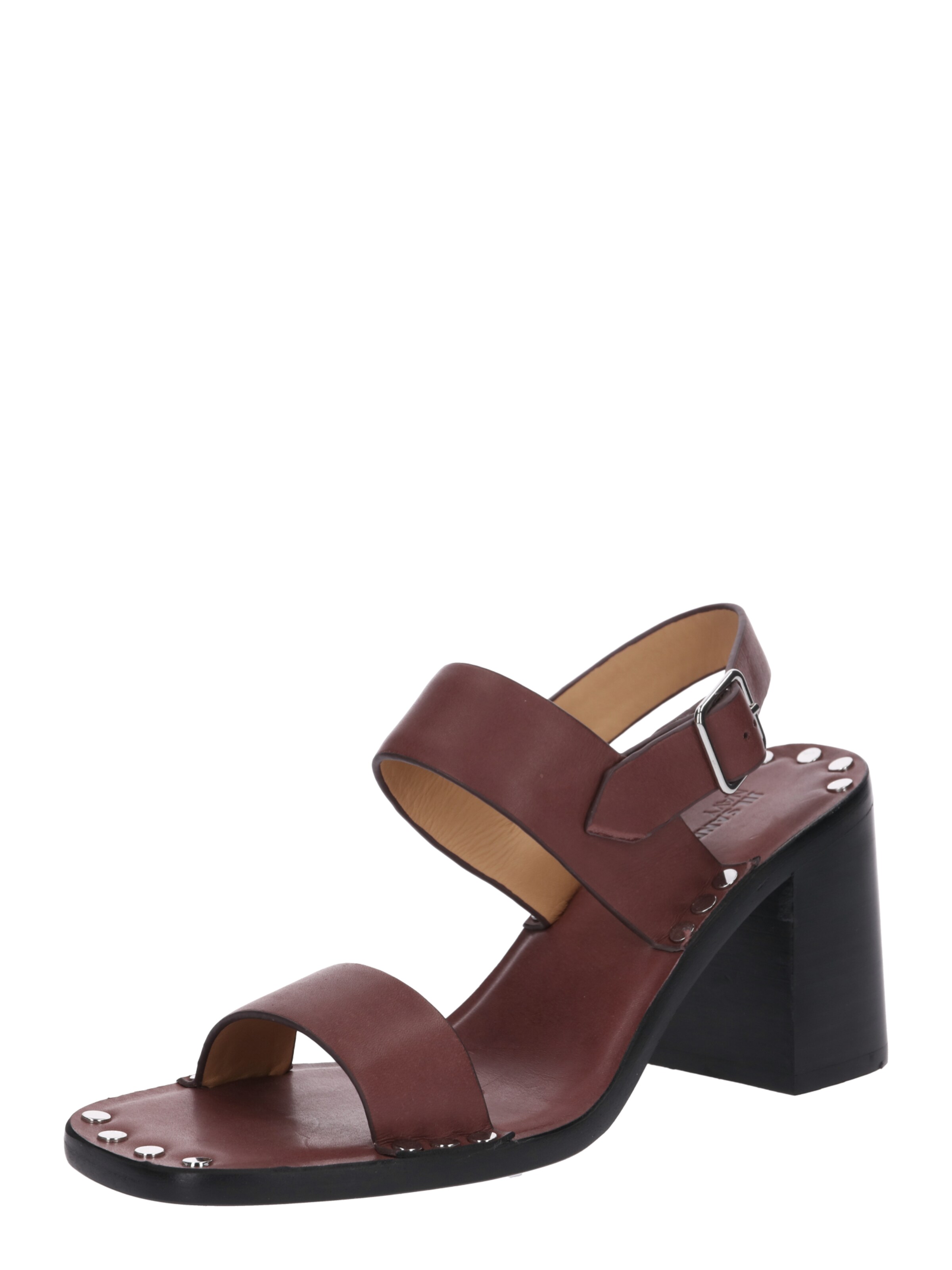 Jil Sander Navy - Sandalen met riem '32062A' in de kleur Bruin