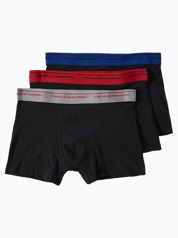 Finshley & Harding Boxershorts in Zwart: voorkant