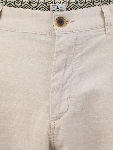 Jack & Jones Plus Štandardný strih Chino nohavice - Béžová