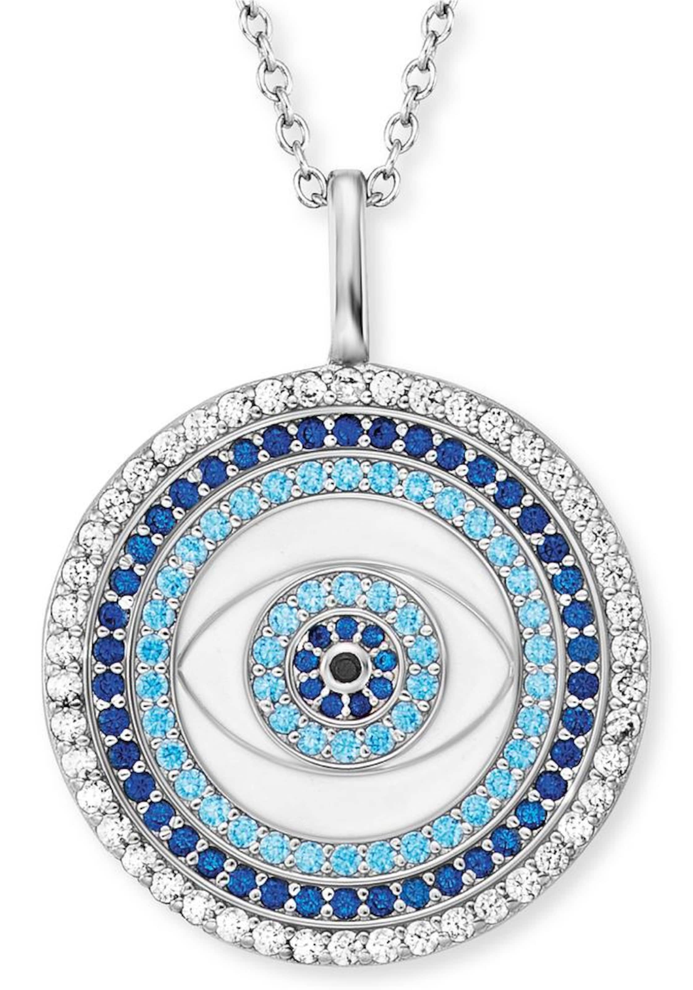 Engelsrufer Necklace 'Lucky Eye' in Silver: front