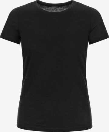 super.natural Performance Shirt in Black: front
