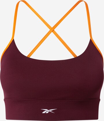 Regular Soutien-gorge de sport Reebok en rouge : devant