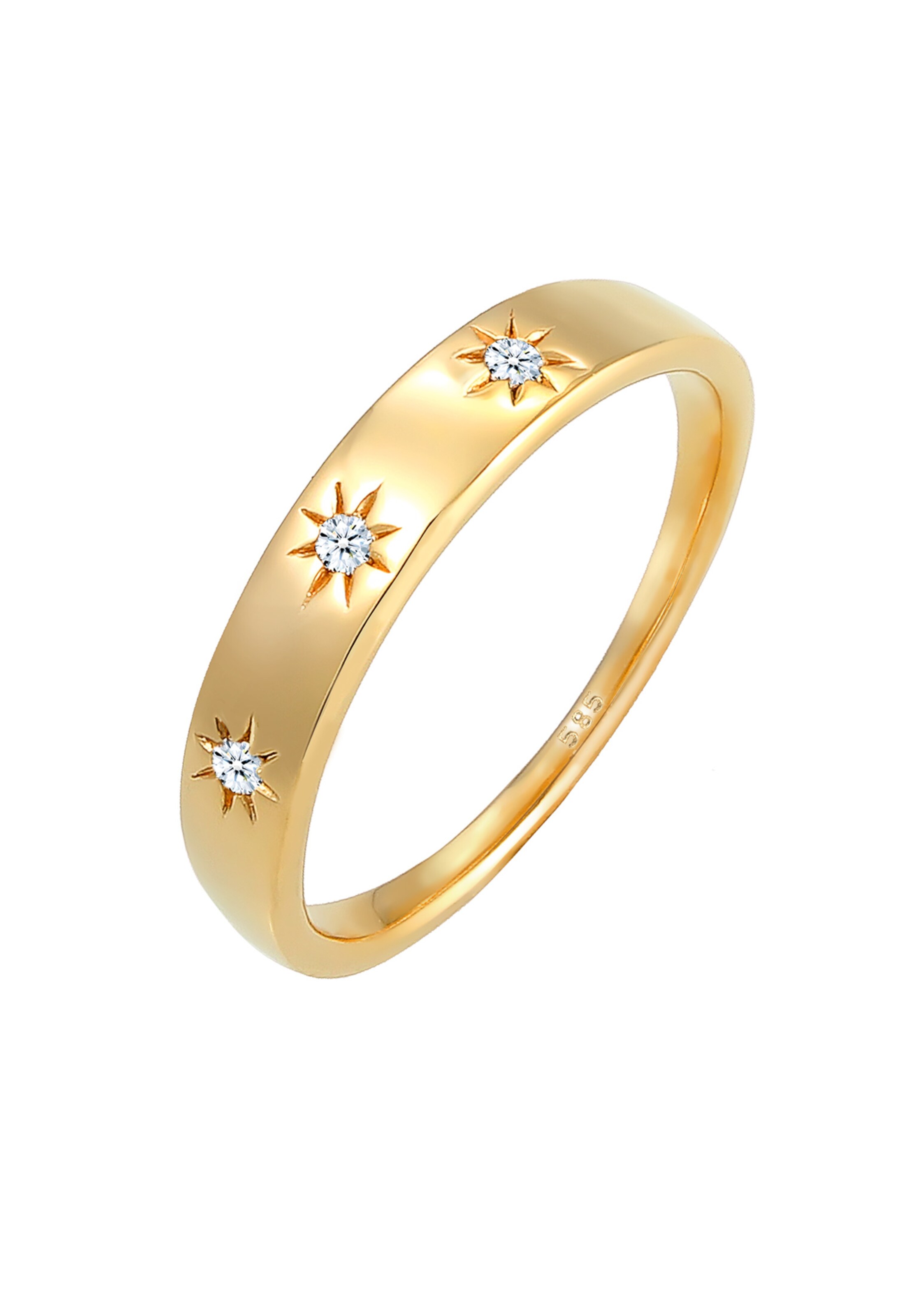 Elli DIAMONDS Ring in Gold: front