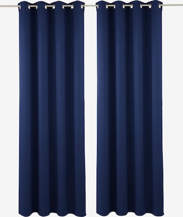 MY HOME Curtains & Drapes 'Solana' in Blue: front