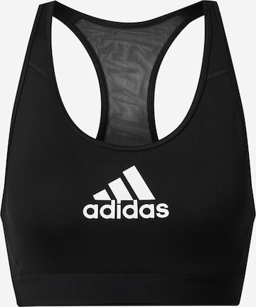 ADIDAS SPORTSWEAR Regular Sports bra in Black: front