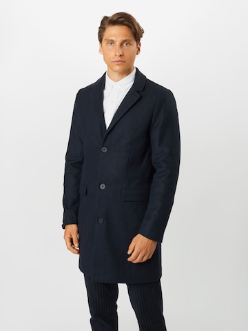 Coupe regular Manteau mi-saison Casual Friday en bleu : devant