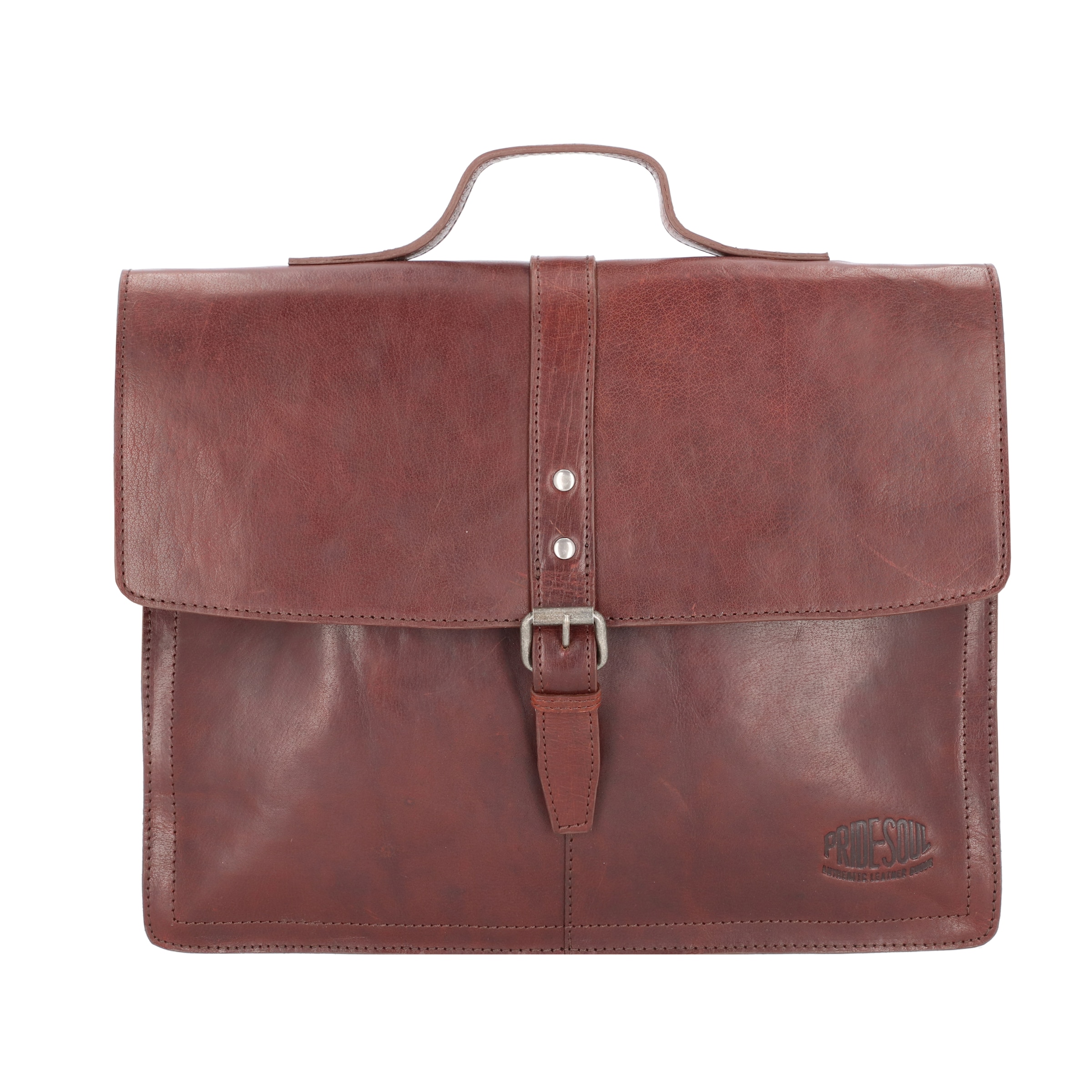 Pride and Soul Document bag in Brown: front