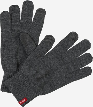 LEVI'S ® - Guantes con dedos 'Ben' en gris: frente