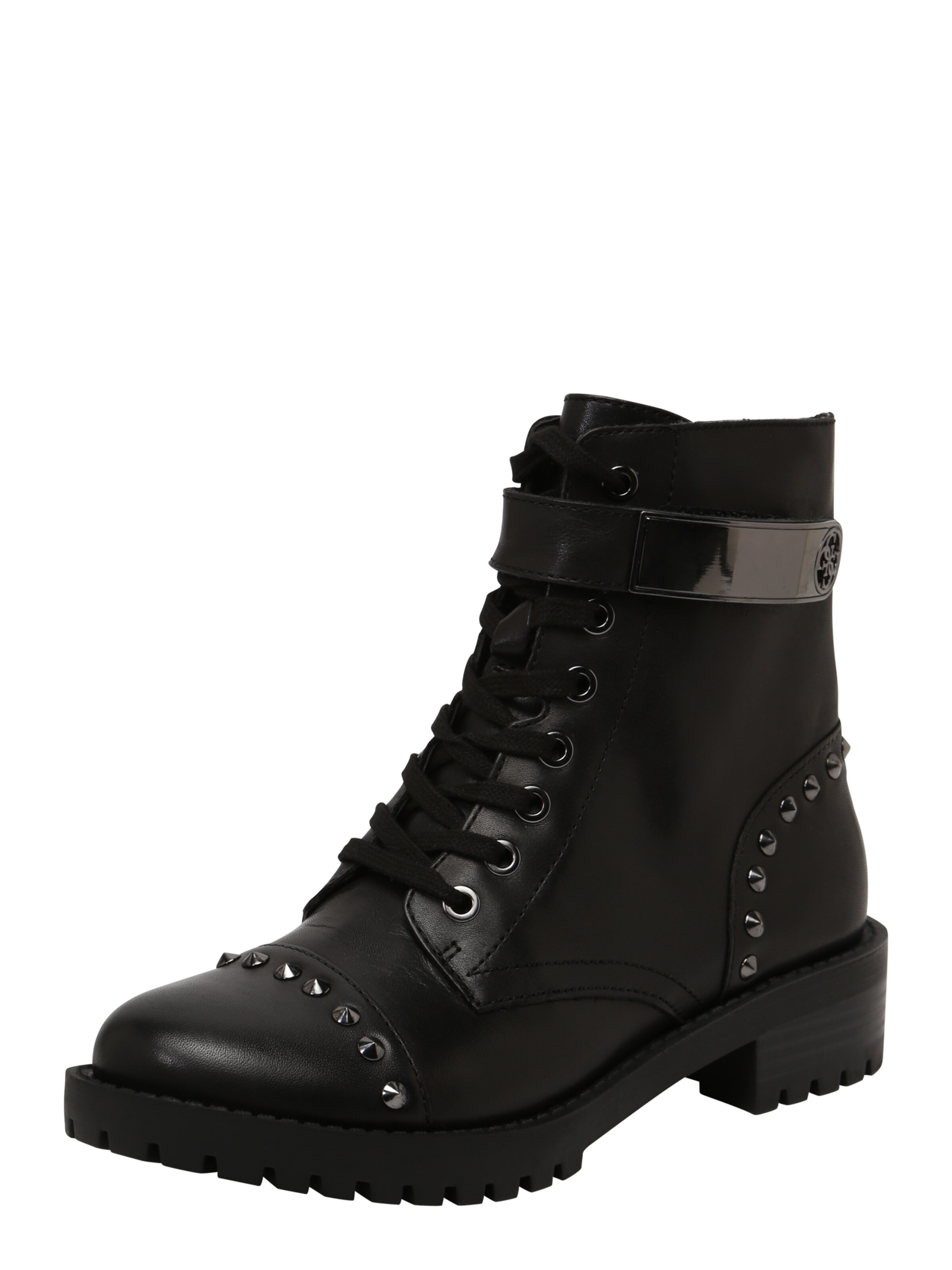 GUESS - Enkellaarsjes 'HALEIGH' in de kleur Zwart