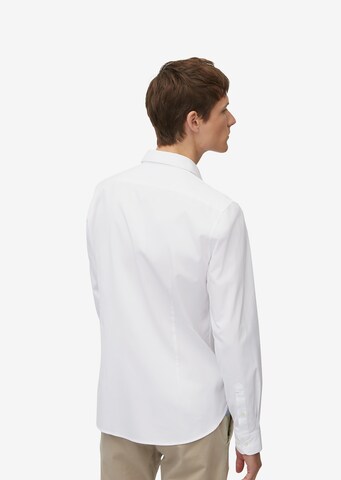 Coupe regular Chemise business Marc O'Polo en blanc