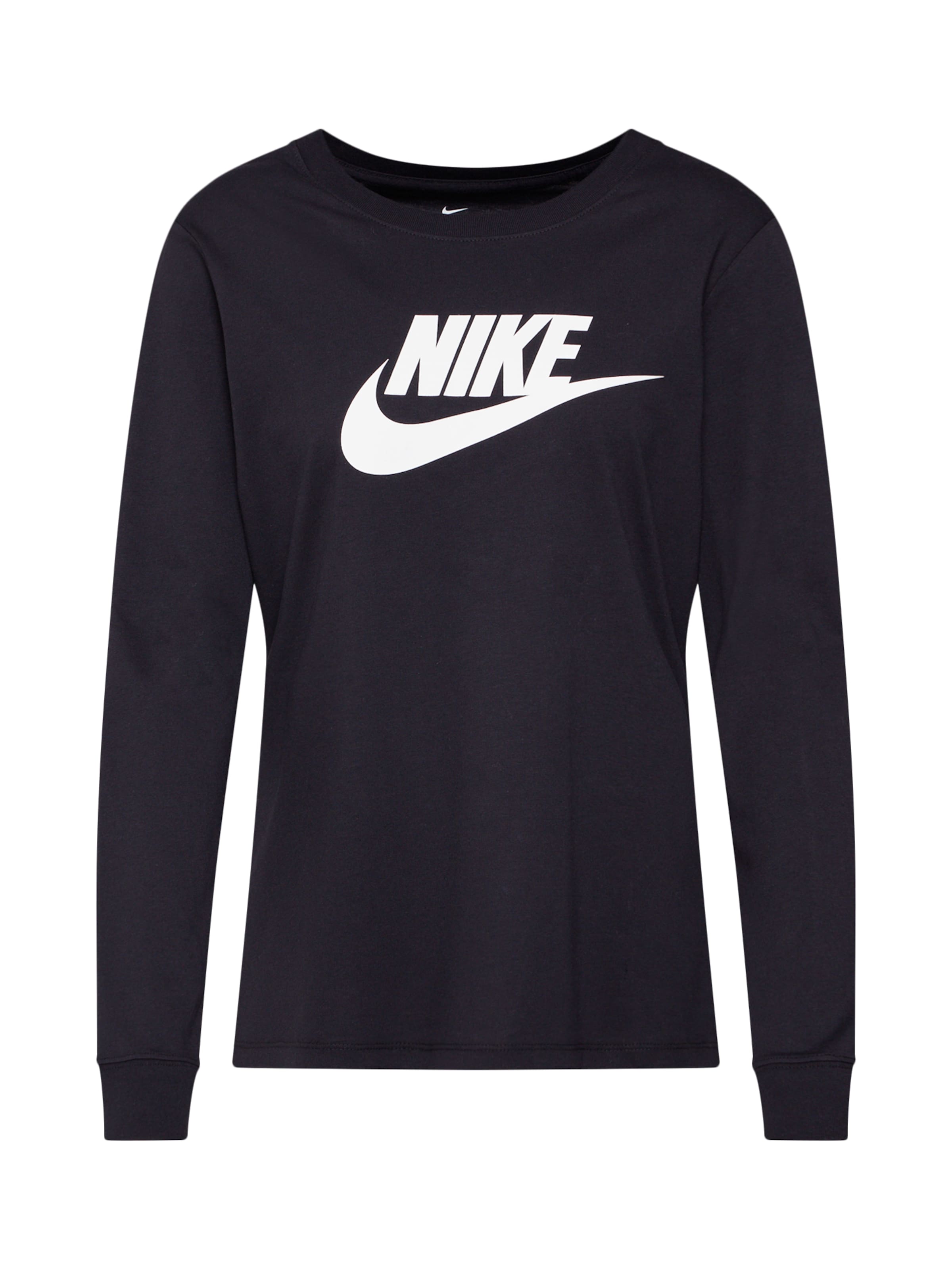 Nike Sportswear Shirt 'Essential' in Zwart: voorkant