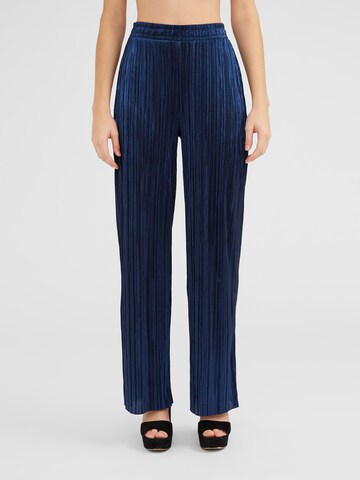 EDITED Wide leg Trousers 'Jessa' in Blue