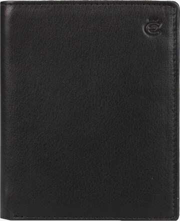 Esquire Wallet 'Eco' in Black: front