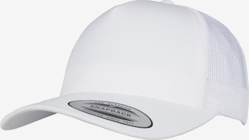 Casquette Flexfit en blanc : devant