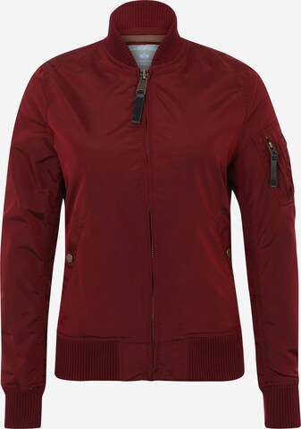 ALPHA INDUSTRIES Tussenjas 'MA-1 TT WMN' in Rood: voorkant