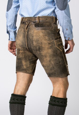 STOCKERPOINT Regular Shorts 'Hartl' in Braun