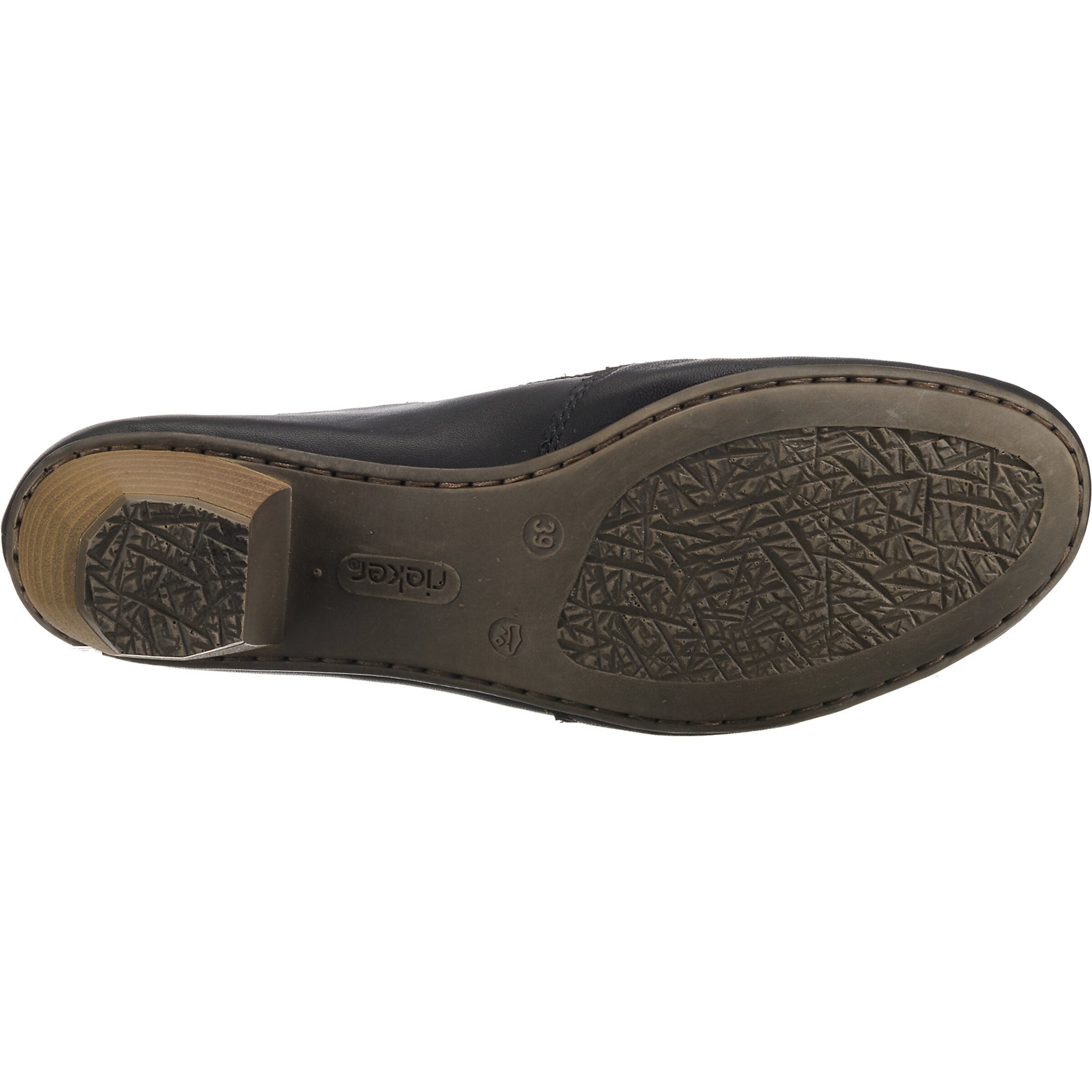 Escarpins à plateforme 'Clarino' Rieker en noir