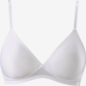 TRIUMPH Triangle Bra in White: front