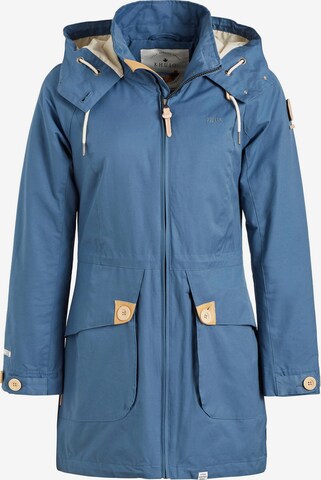 khujo Tussenparka 'Mahsa' in Blauw: voorkant