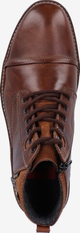 Rieker Lace-Up Boots in Brown