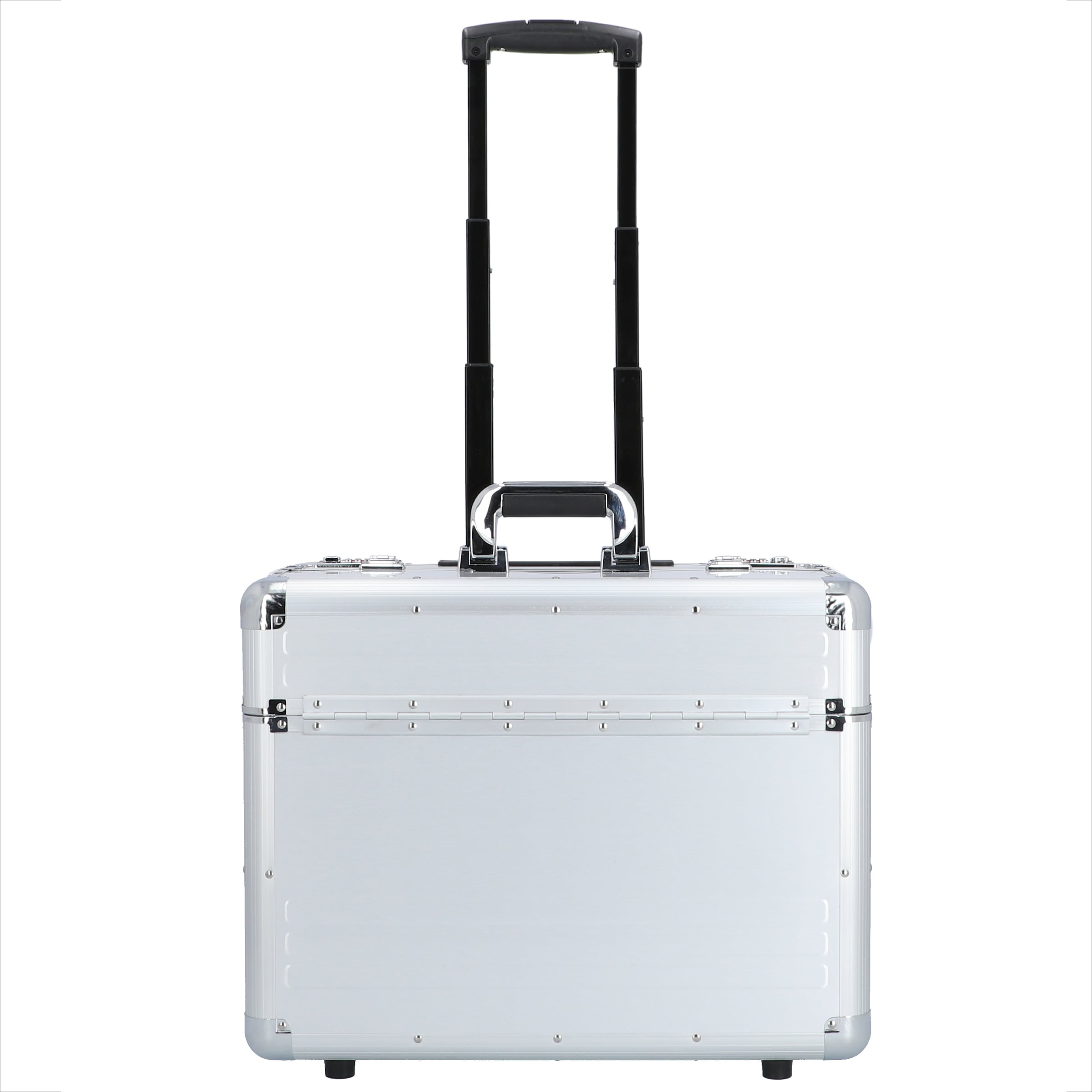 Valise de pilote ALUMAXX en argent : devant