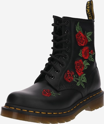 Dr. Martens Lace-Up Ankle Boots 'Vonda' in Black: front