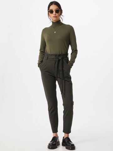 VERO MODA Slimfit Bandplooibroek 'VMEVA' in Groen