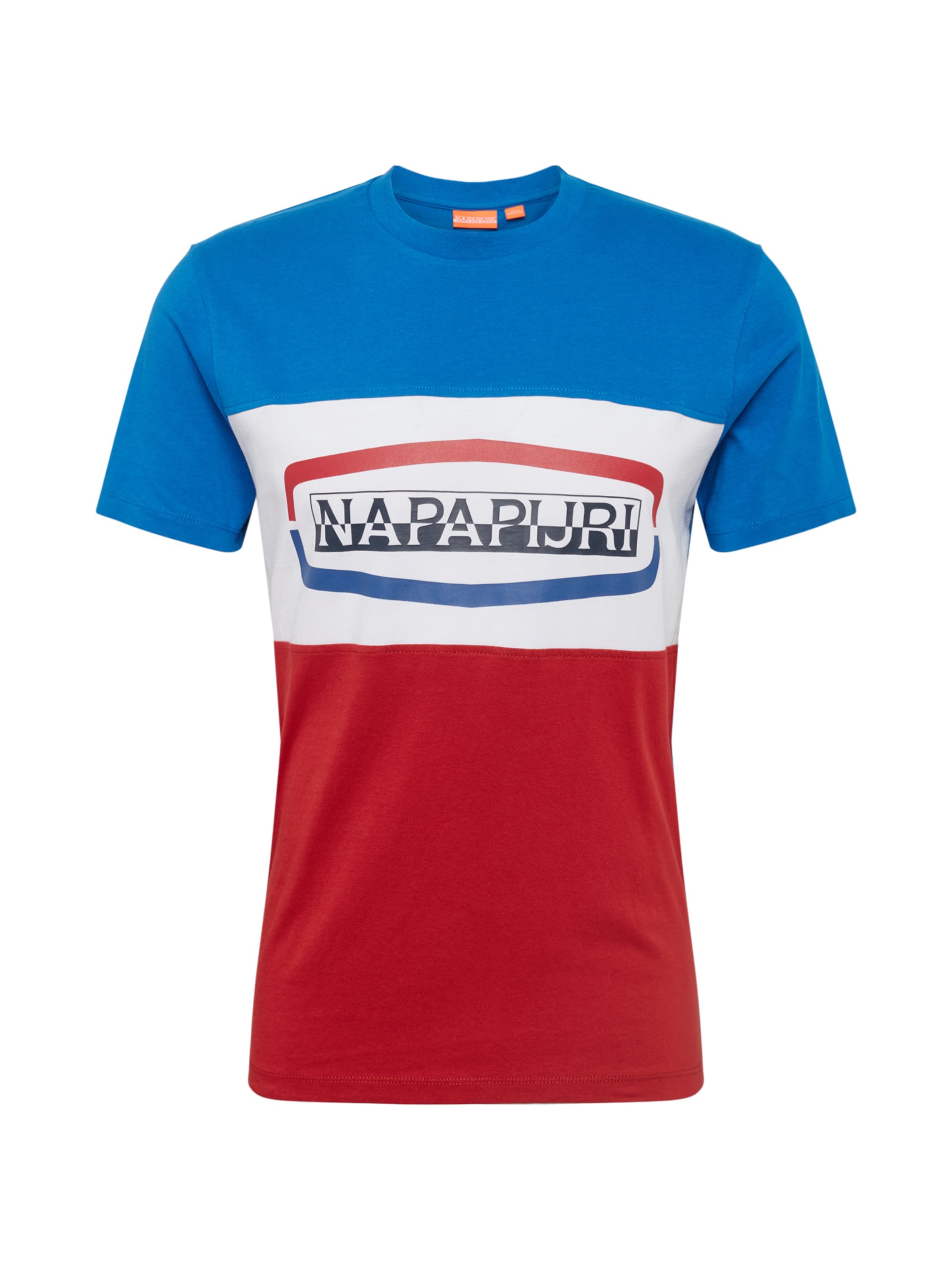 NAPAPIJRI - Shirt 'SOGY CB SS' in de kleur Blauw
