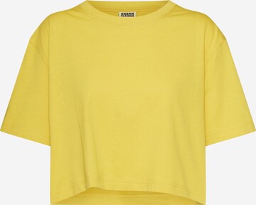 T-shirt Urban Classics en jaune : devant