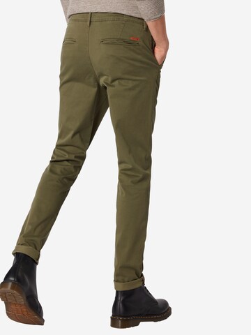 JACK & JONES Slimfit Chino kalhoty 'Marco Bowie' – zelená